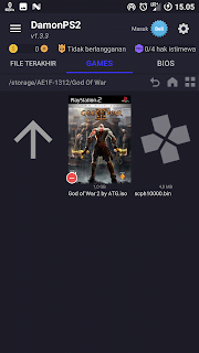 Cara Bermain PS 2 di Android 2020 God Of War 2