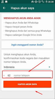 Cara Menghapus Akun WhatsApp Secara Permanen