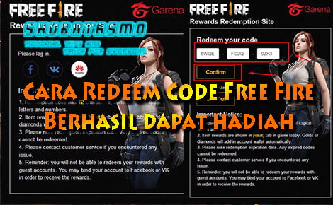 Cara Redeem Code Free Fire