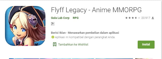 Game MMORPG Android FlyFF Legacy