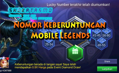 Nomor Keberuntungan Mobile Legends