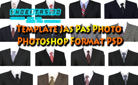 Template Jas Pas Photo Photoshop