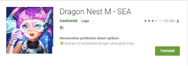  Game MMORPG AndroidDragon Nest M