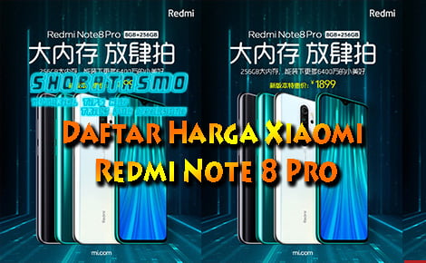 Daftar Harga Xiaomi Redmi Note 8 Pro 