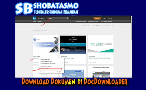 Download Dokumen Pakai DocDownloader