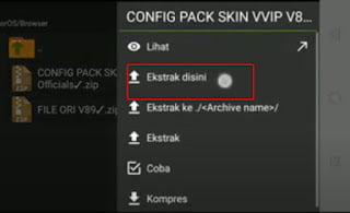 Config Free Fire VVIP SKIN