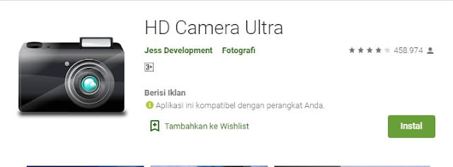Aplikasi Kamera Autofocus Android