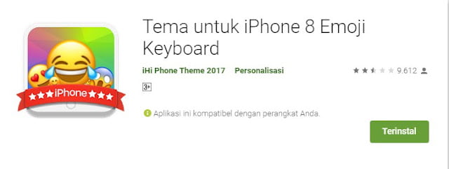 Cara Membuat Keyboard Emoji iPhone di Android