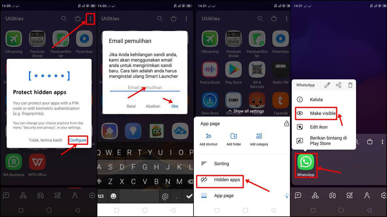 Cara Menyembunyikan Aplikasi Whatsapp di Android dengan Mudah