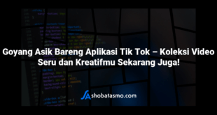 Goyang Asik Bareng Aplikasi Tik Tok – Koleksi Video Seru dan Kreatifmu Sekarang Juga!