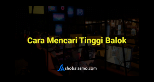 Cara Mencari Tinggi Balok