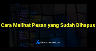 Cara Melihat Pesan yang Sudah Dihapus