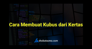 Cara Membuat Kubus dari Kertas