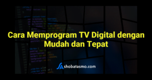 Cara Memprogram TV Digital dengan Mudah dan Tepat
