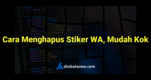 Cara Menghapus Stiker WA, Mudah Kok