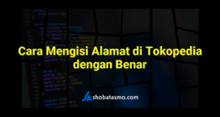 Cara Mengisi Alamat di Tokopedia dengan Benar