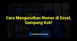 Cara Mengurutkan Nomor di Excel, Gampang Kok!
