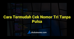 Cara Termudah Cek Nomor Tri Tanpa Pulsa