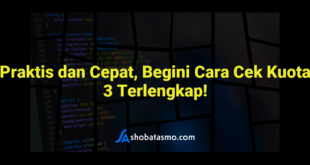 Praktis dan Cepat, Begini Cara Cek Kuota 3 Terlengkap!