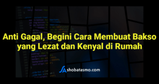 Anti Gagal, Begini Cara Membuat Bakso yang Lezat dan Kenyal di Rumah