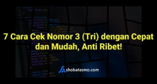 7 Cara Cek Nomor 3 (Tri) dengan Cepat dan Mudah, Anti Ribet!