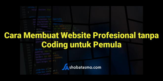 Cara Membuat Website Profesional tanpa Coding untuk Pemula