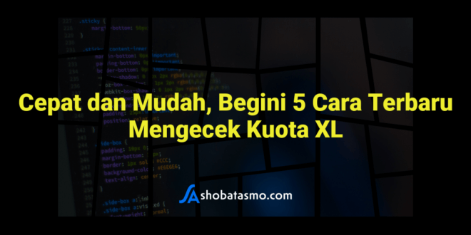 Cepat dan Mudah, Begini 5 Cara Terbaru Mengecek Kuota XL