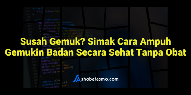 Susah Gemuk? Simak Cara Ampuh Gemukin Badan Secara Sehat Tanpa Obat