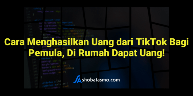Cara Menghasilkan Uang dari TikTok Bagi Pemula, Di Rumah Dapat Uang!